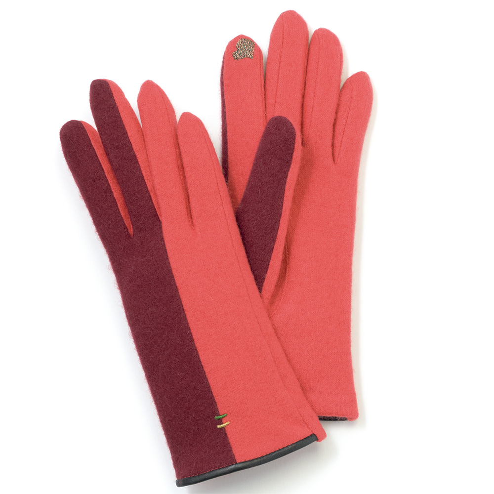 バイカラーカシミヤグローブ