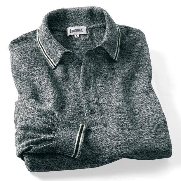 メリノオプティモウールウォッシャブルポロセーター