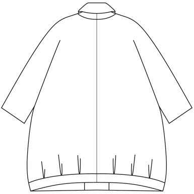コクーンコートジャケット