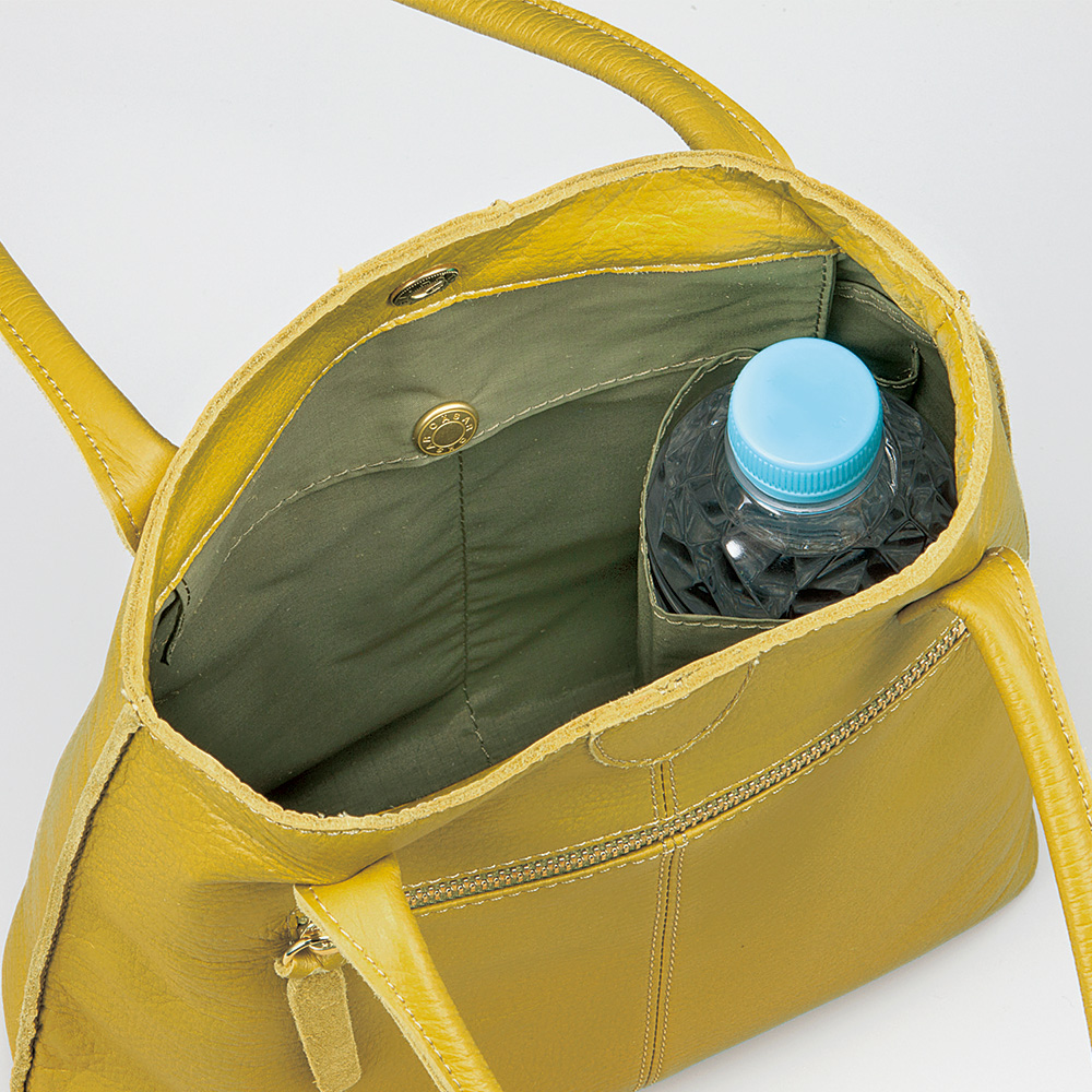 鹿革のお散歩柔らかトート／男女兼用