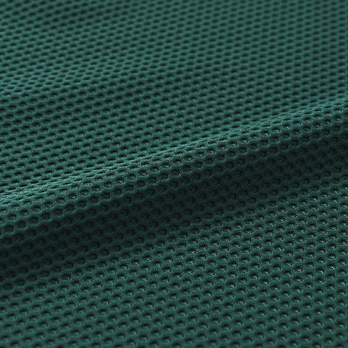 動体裁断･トリコットメッシュ台襟付ポロシャツ