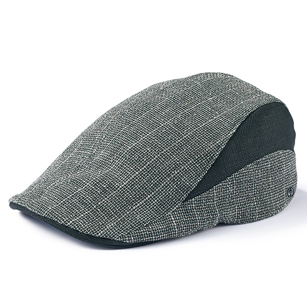 つば先が広いハンチング