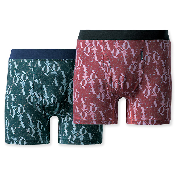 プリントボクサーパンツ／2色セット