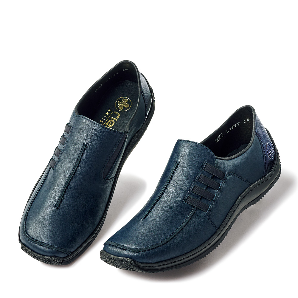 スクエアトウスリップオンシューズ