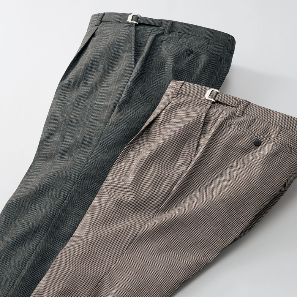 新品：Theory】ウール調ジャージー スラックス 「L：ブラック