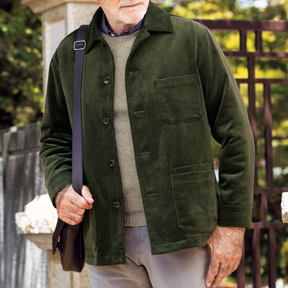 ブリスベンモス･コーデュロイカバーオール