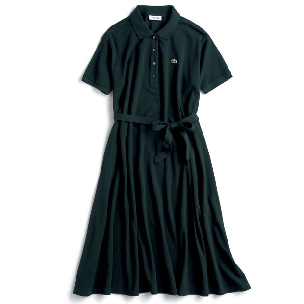 鹿の子半袖ポロワンピース／当社限定モデル