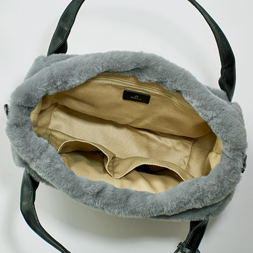 ファー調2ウェイバッグ