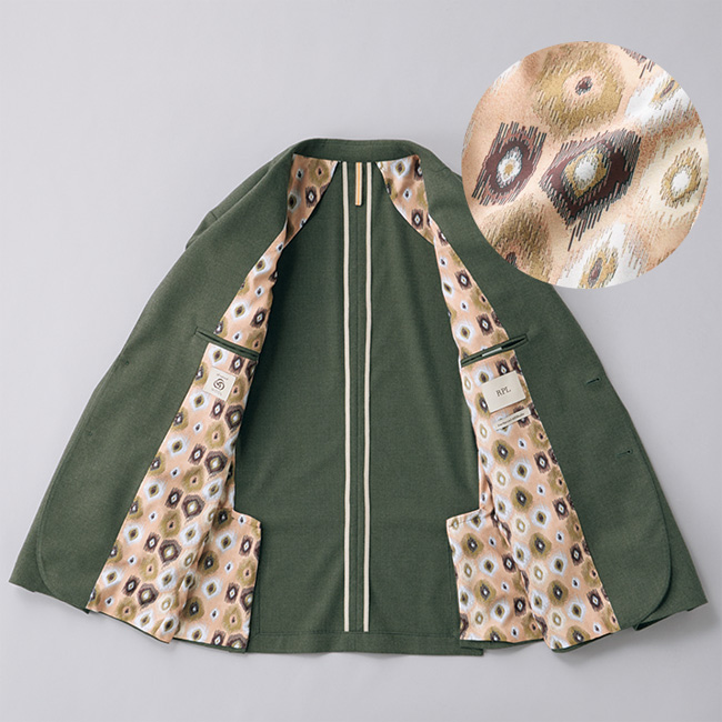 ウール混ストレッチ･アンコンジャケット