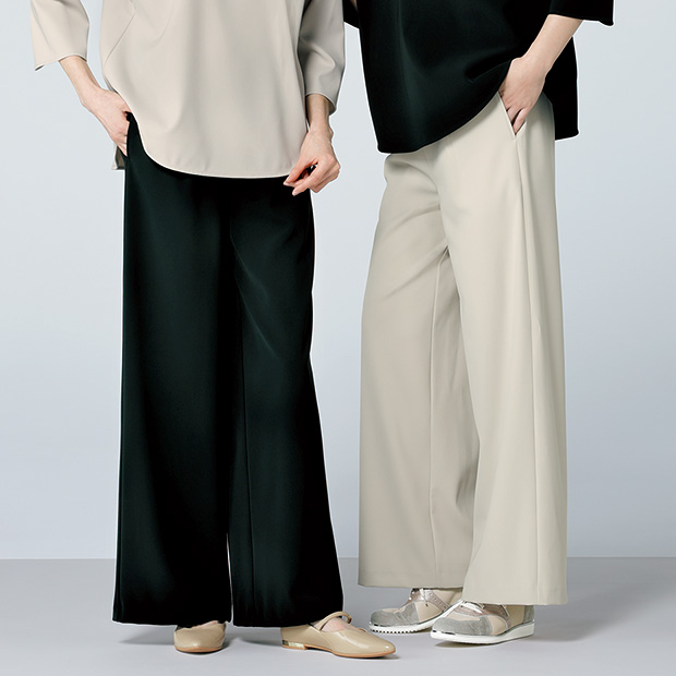 とろみワイドパンツ
