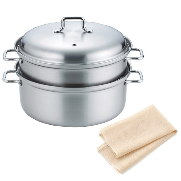 スチーマー20cm/蒸し布セット