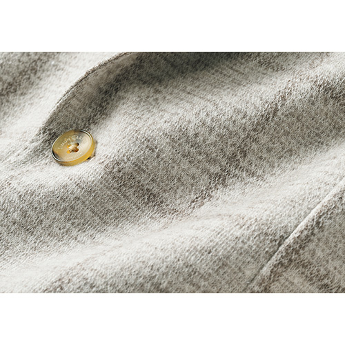 メリノウール混なめらかジャージージャケット