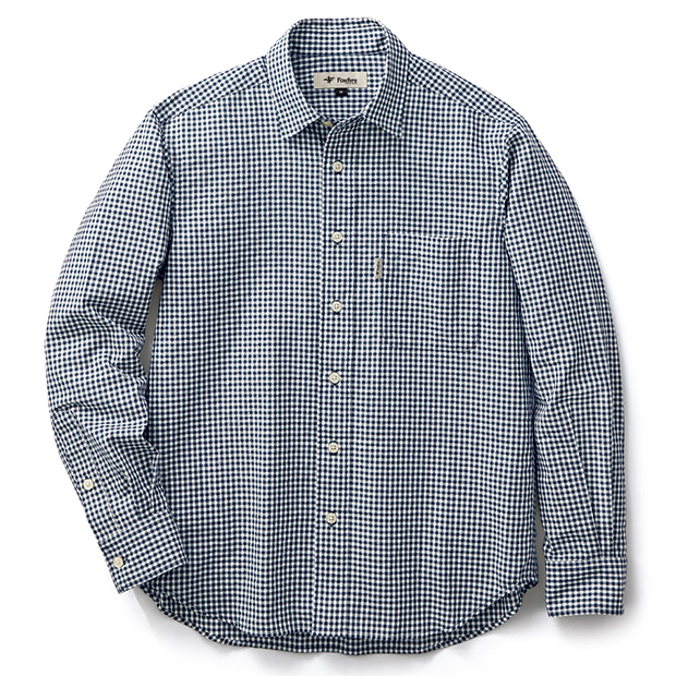 吸汗速乾･ギンガムチェックシャツ