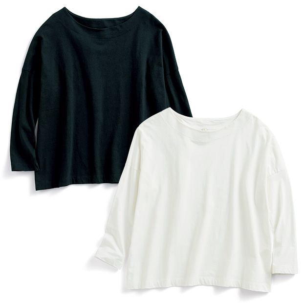 ゆったりTシャツ／2色セット