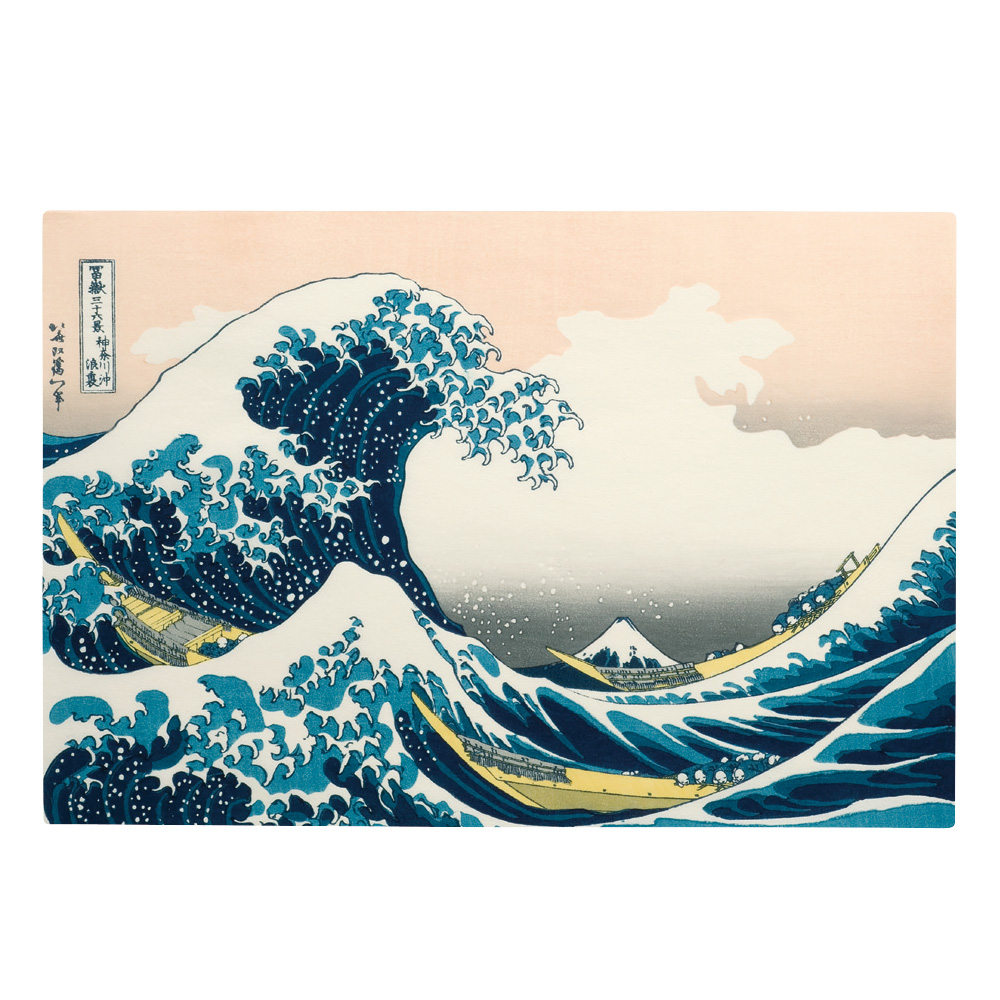 葛飾北斎「冨嶽三十六景」（木版画）／浮かせ額装