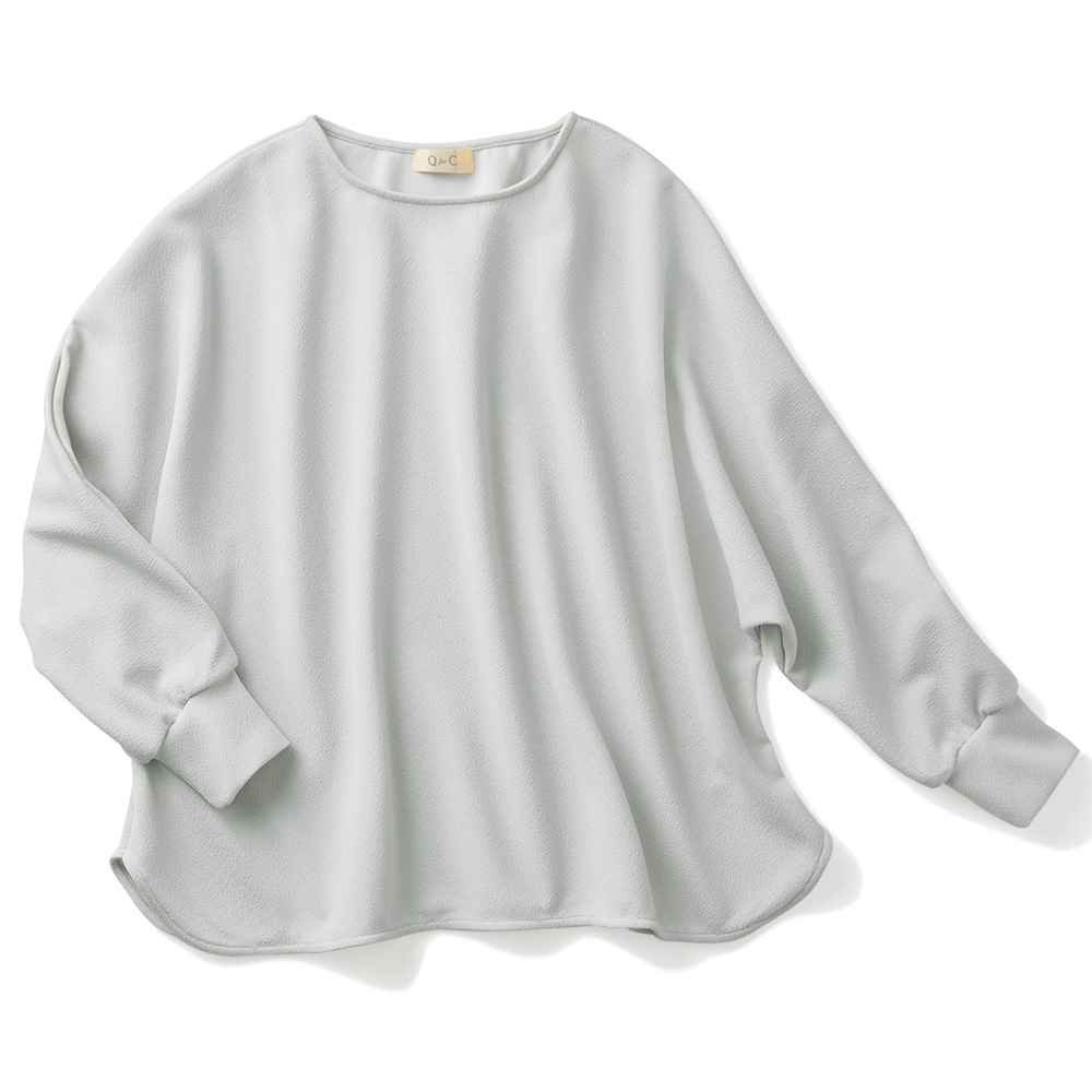 ジョーゼット調ジャージープルオーバー