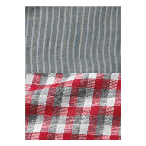 三重ガーゼの裏チェックパジャマ