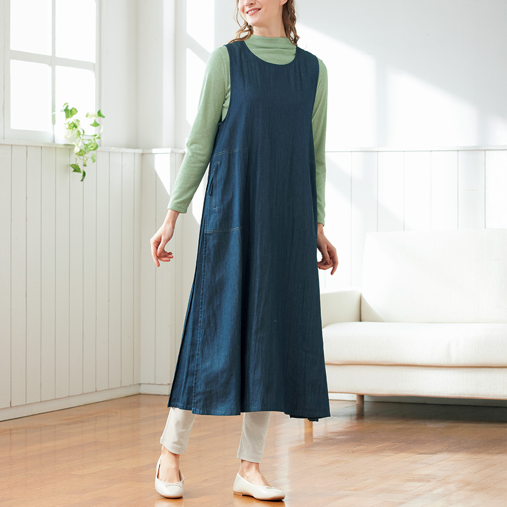 デニムジャンパースカート