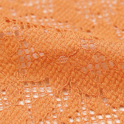 コットン混レースブラウス