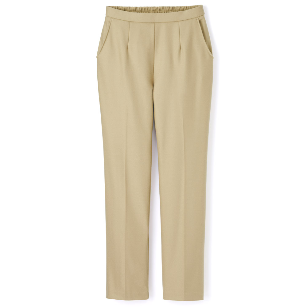 ソフトサーモ･両面起毛ストレッチテーパードパンツ