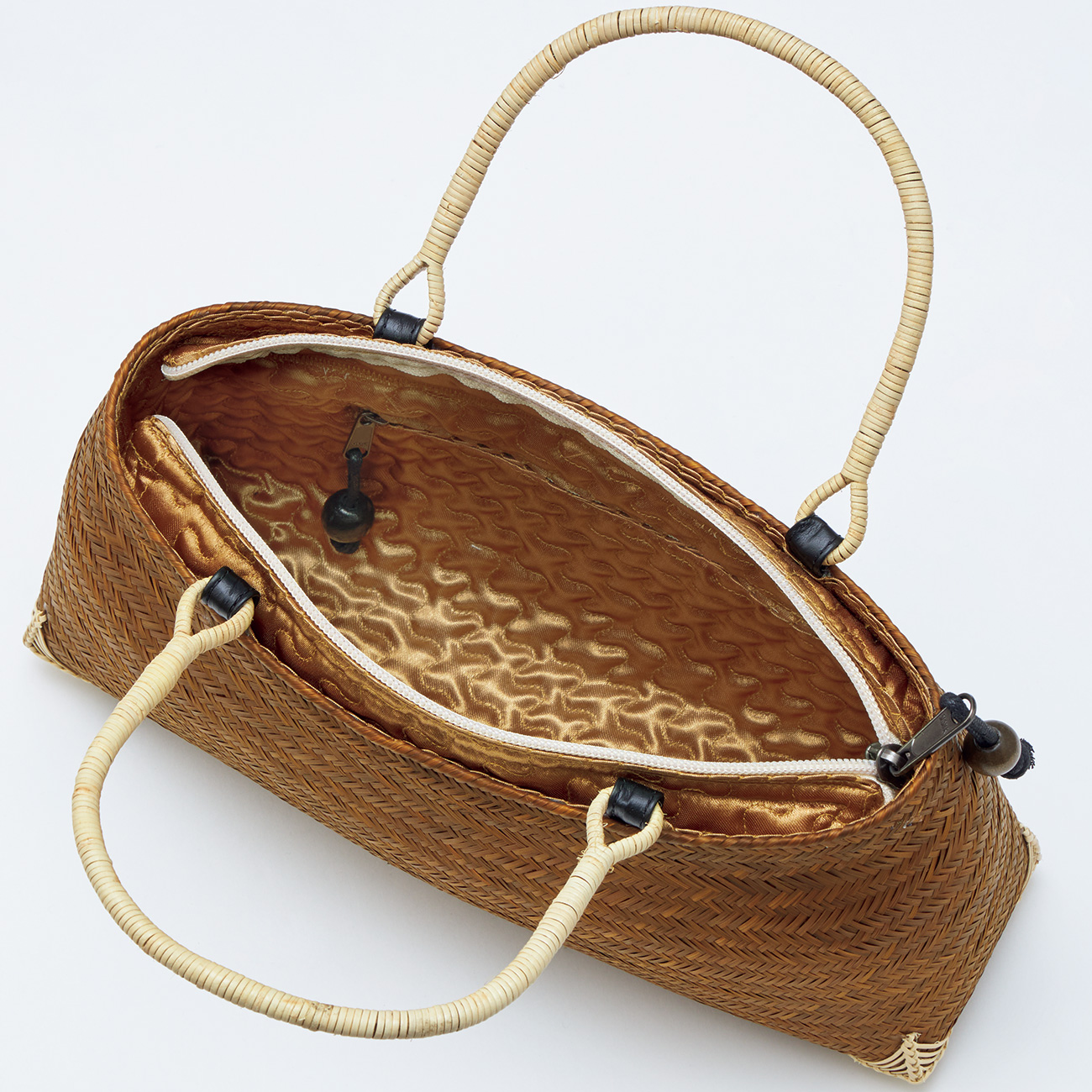 美しい編目の竹細工 ハンドバッグ www.karlapineda.com.sv