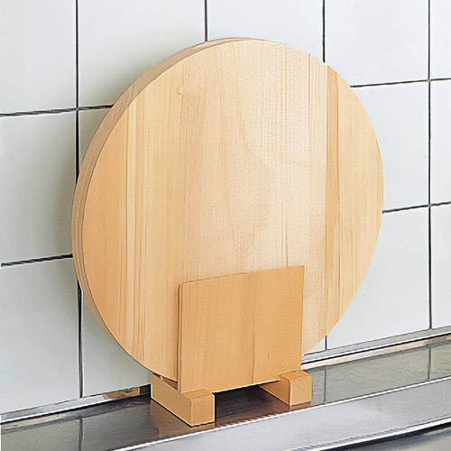 木曽檜丸型まな板