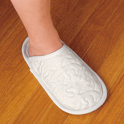 ふわふわスリッパ2足組／キルト仕様