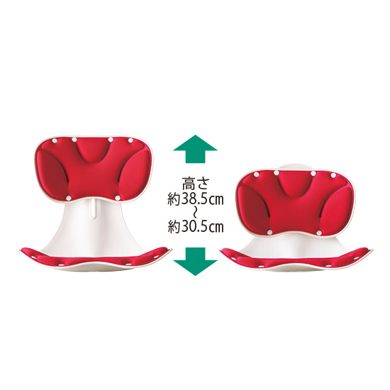 腰にピタッと美姿勢チェア