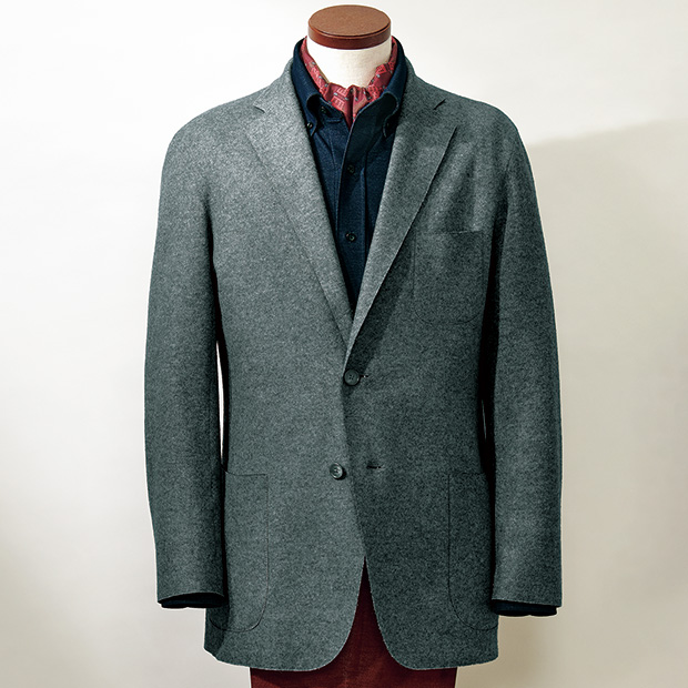 老舗仕立てのTPS縫製ジャケット