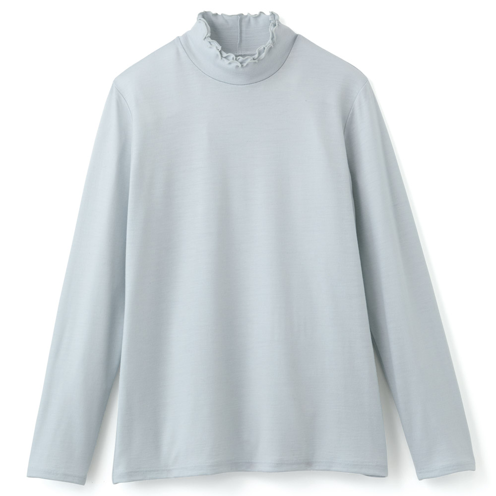 洗えるウール･ネックメロープルオーバー