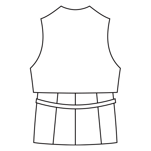 からみ織りジレ