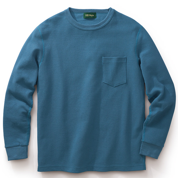 ヘンプ混サーフニット長袖Tシャツ