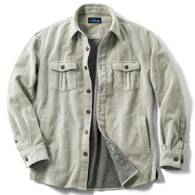 コットンモールヤーン･シャツジャケット