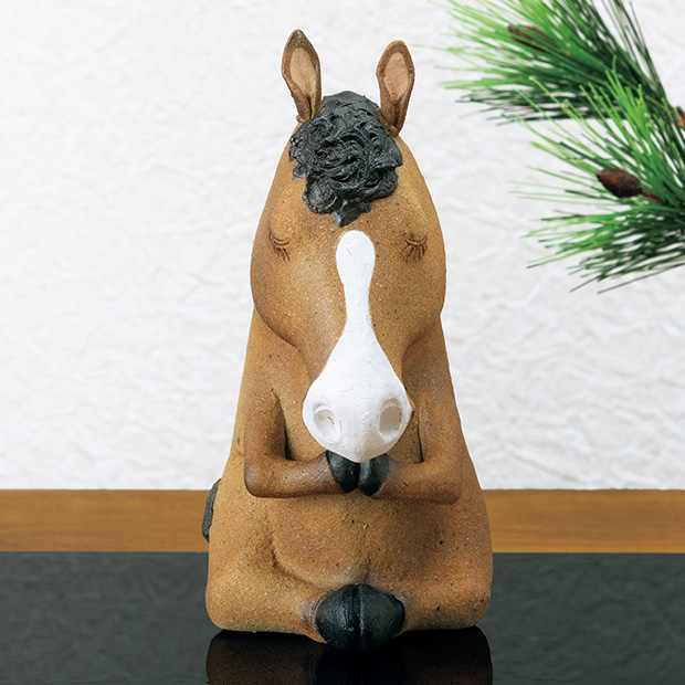 縁起置物「無事是名馬」