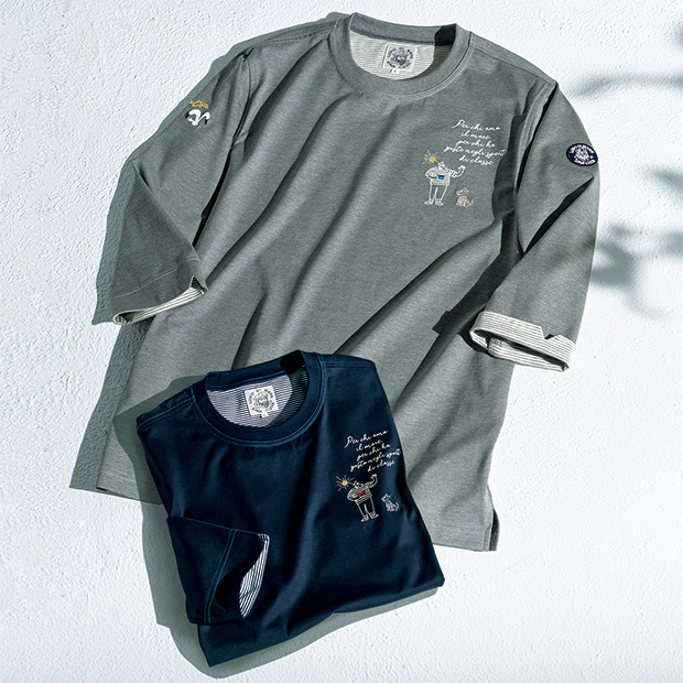 シナコバコンセプト7分袖Tシャツ／男女兼用