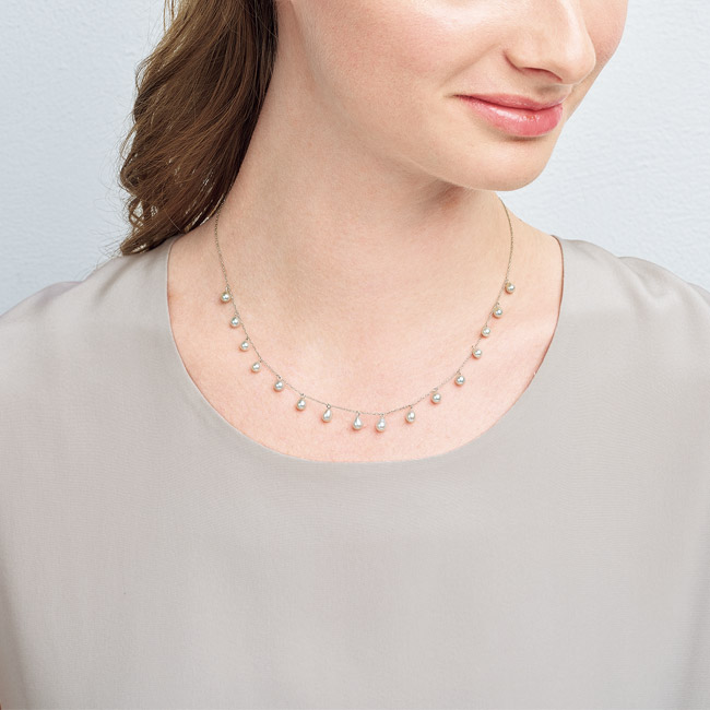 アコヤステーションネックレス