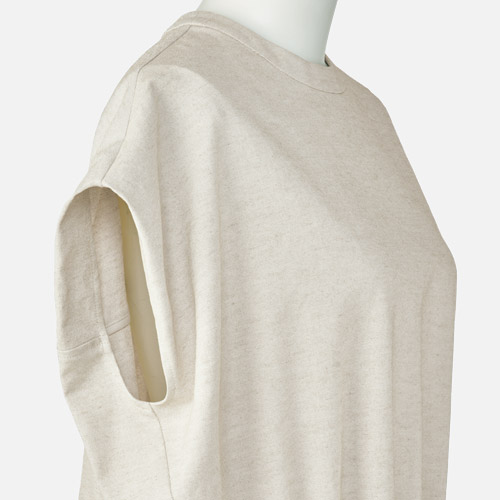 コットンリネン混プルオーバー