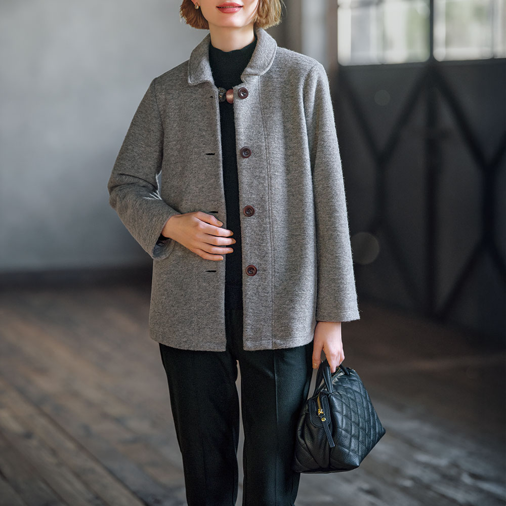 キルティングレザーボストンショルダーバッグ