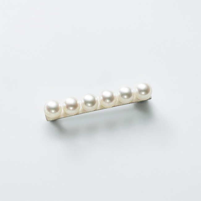 無調色・バロックパールバーブローチ/当社限定