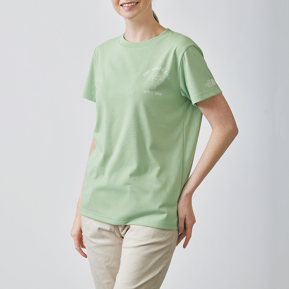 フラワーグラフィックTシャツ／2色セット