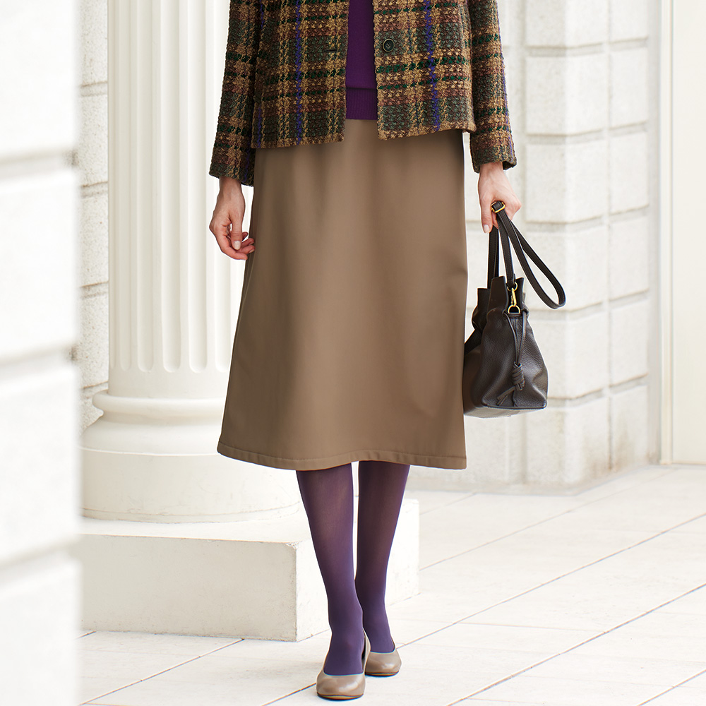 裏面フリース機能付きスカート