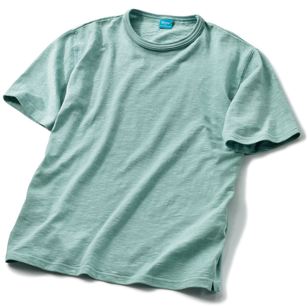 ライトスラブ綿･半袖Tシャツ／ダブルバインダー