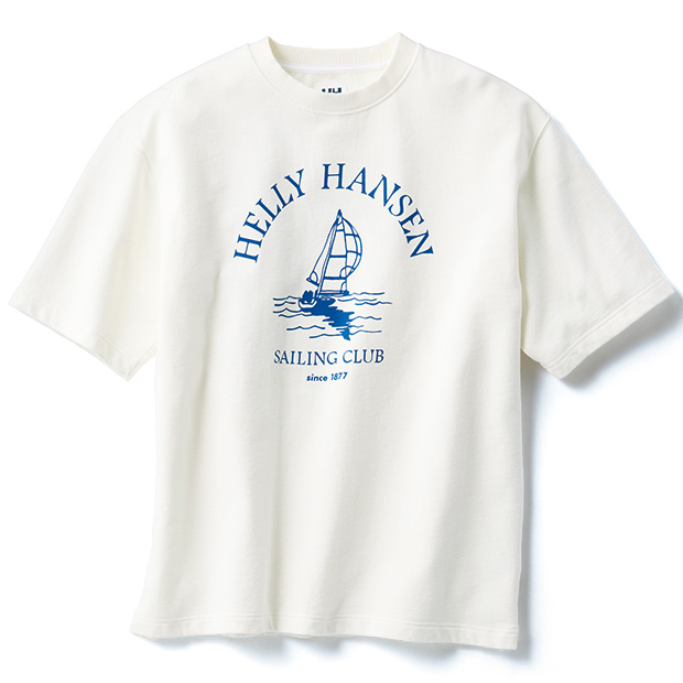 ハーフスリーブHHセーリングクラブウォッシュドスウェットクル