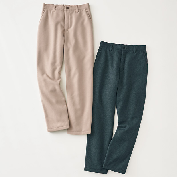 暖･軽（あったかる）ウールライクパンツ／当社限定モデル