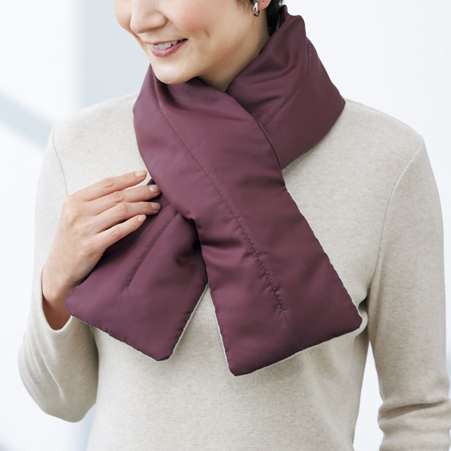 DANNUKU蓄熱保温マフラー／2枚組