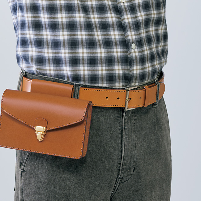 タンニンなめしベルト（40mm）ロングタイプ