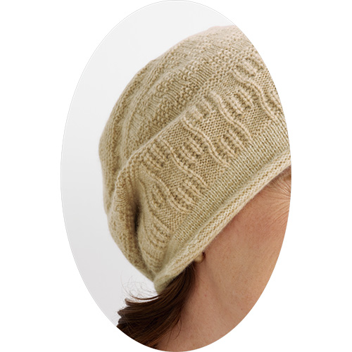 カシミヤニット帽子