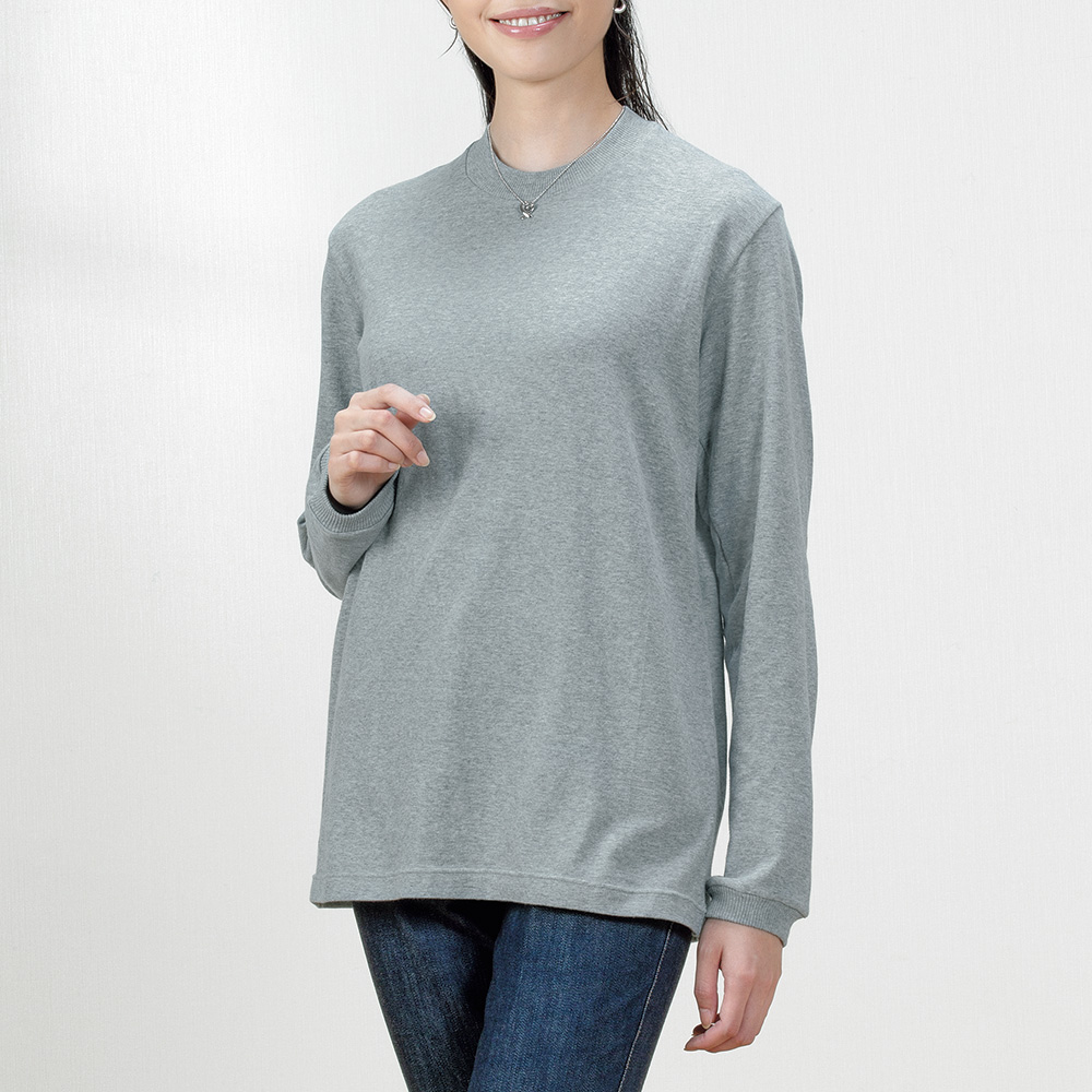 ほっと綿混のパンフリースウェットシャツ／男女兼用