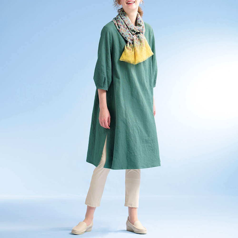 リネアフレスコ リネンコットンワンピース ライトアップオンラインストア