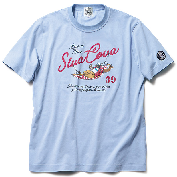 半袖Tシャツ／寛ぎの船長